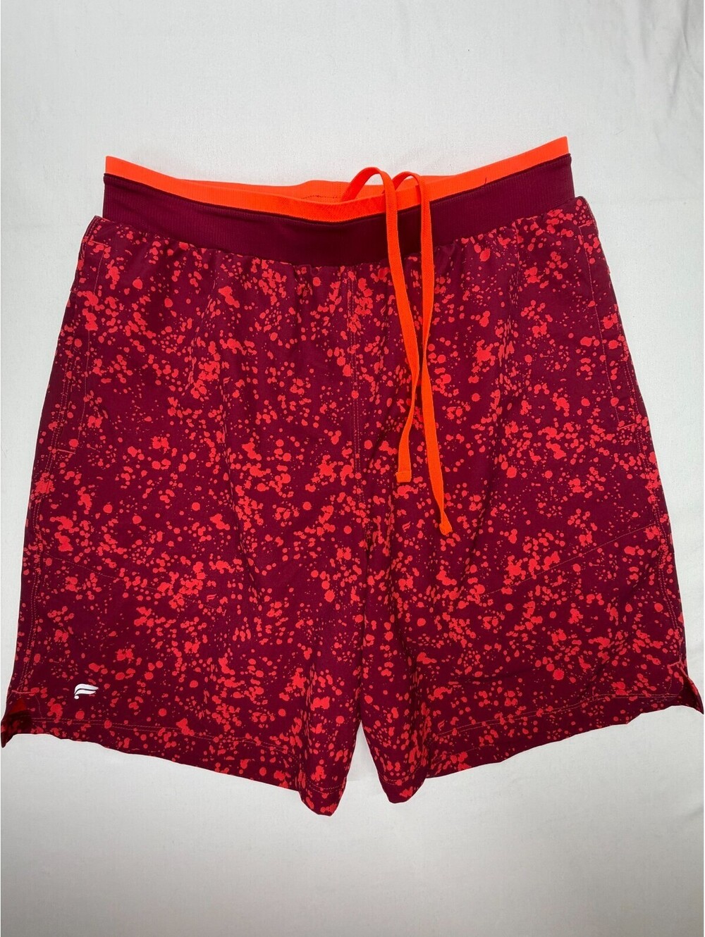 Fabletics Men's Shorts Athletic The Fundamental Drawstring Size M Purple NWOT